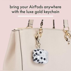 Kate Spade NY Scattered Flowers AirPods Case – Wireless Charging – Brand New
